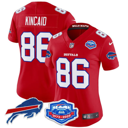 Women's Buffalo Bills 2025 "Rivalries" Vapor Limited Jersey - Farewell Season Patch - All Stitched BUF_KDZ - KINDOZY