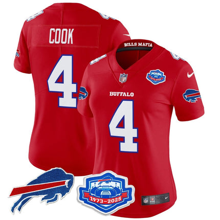Women's Buffalo Bills 2025 "Rivalries" Vapor Limited Jersey - Farewell Season Patch - All Stitched BUF_KDZ - KINDOZY