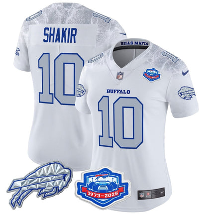 Women's Buffalo Bills 2025 "Rivalries" Vapor Limited Jersey - Farewell Season Patch - All Stitched BUF_KDZ - KINDOZY