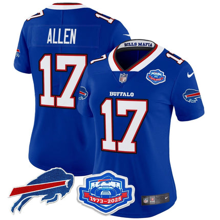 Women's Buffalo Bills 2025 "Rivalries" Vapor Limited Jersey - Farewell Season Patch - All Stitched BUF_KDZ - KINDOZY