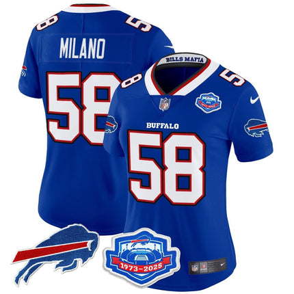 Women's Buffalo Bills 2025 "Rivalries" Vapor Limited Jersey - Farewell Season Patch - All Stitched BUF_KDZ - KINDOZY