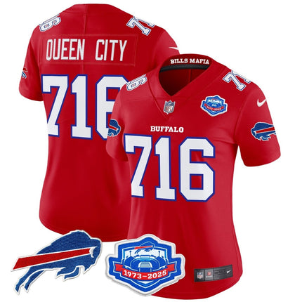 Women's Buffalo Bills 2025 "Rivalries" Vapor Limited Jersey - Farewell Season Patch - All Stitched BUF_KDZ - KINDOZY
