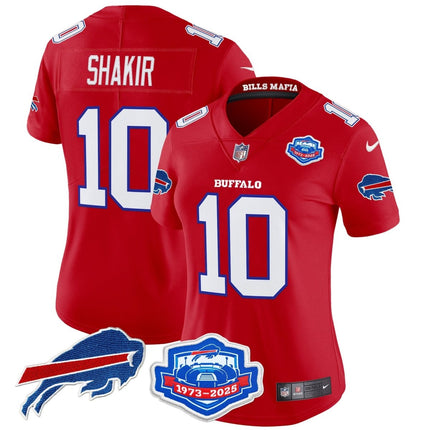 Women's Buffalo Bills 2025 "Rivalries" Vapor Limited Jersey - Farewell Season Patch - All Stitched BUF_KDZ - KINDOZY