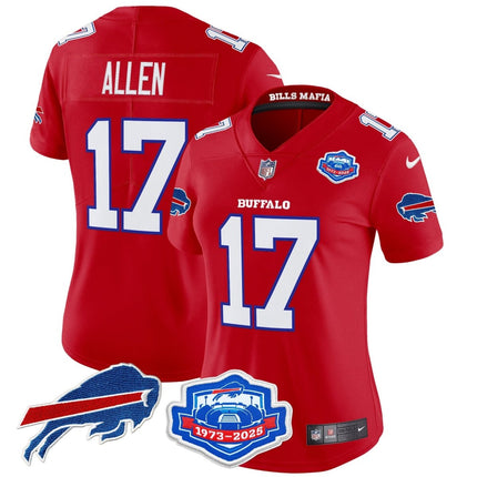 Women's Buffalo Bills 2025 "Rivalries" Vapor Limited Jersey - Farewell Season Patch - All Stitched BUF_KDZ - KINDOZY