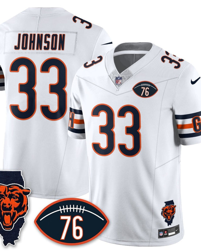 Women's Chicago Bears Honor Steve McMichael Jersey - All Stitched CHIBEA_KDZ - KINDOZY