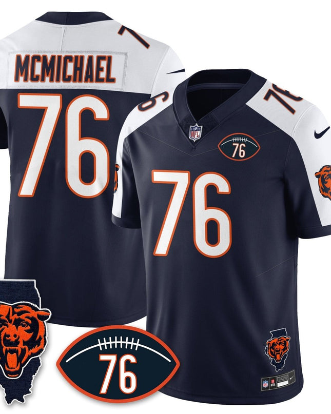 Women's Chicago Bears Honor Steve McMichael Jersey - All Stitched CHIBEA_KDZ - KINDOZY