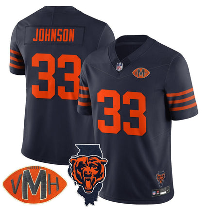 Women's Chicago Bears Honor Virginia Halas McCaskey Jersey - All Stitched CHIBEA_KDZ - KINDOZY