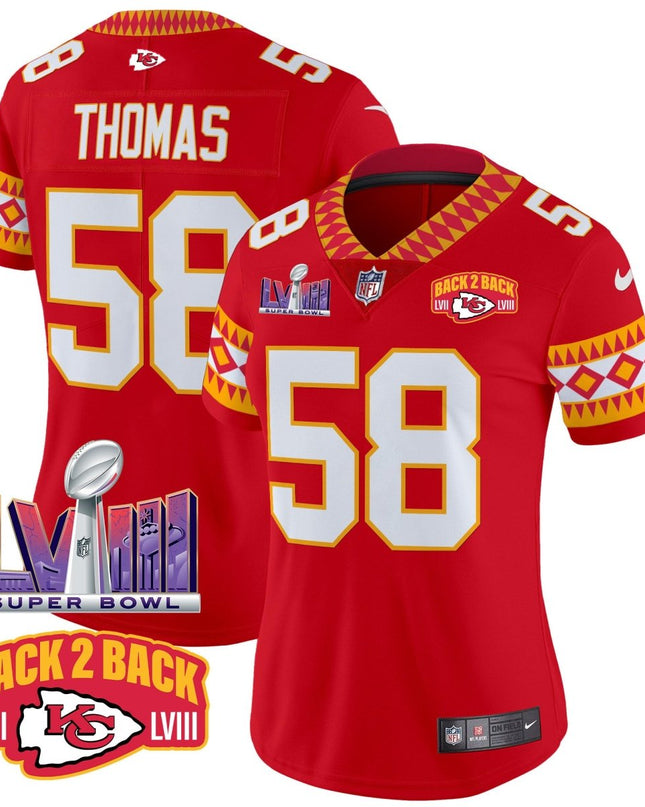 Women's Chiefs Special Vapor Limited Jersey - All Stitched KCCHI_KDZ - KINDOZY