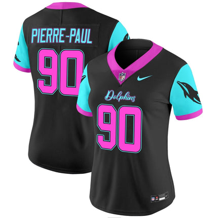 Women's Dolphins Miami Vice Vapor Limited Jersey - All Stitched MIA_KDZ - KINDOZY
