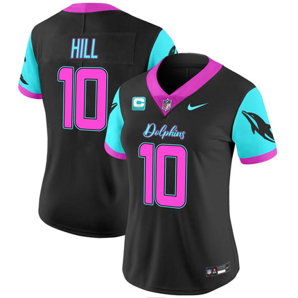 Women's Dolphins Miami Vice Vapor Limited Jersey - All Stitched MIA_KDZ - KINDOZY