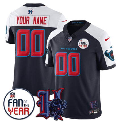 Women's Houston Texans "Fan Of The Year" Jersey - All Stitched HOUTEX_KDZ - KINDOZY