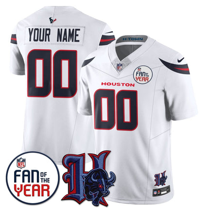 Women's Houston Texans "Fan Of The Year" Jersey - All Stitched HOUTEX_KDZ - KINDOZY