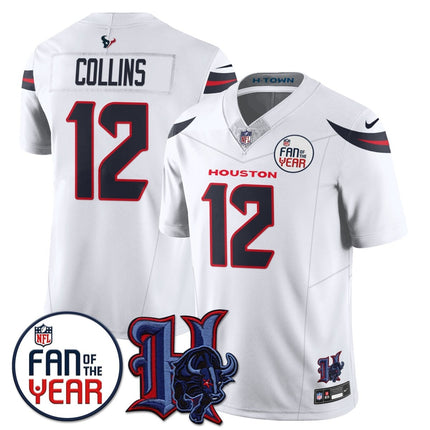 Women's Houston Texans "Fan Of The Year" Jersey - All Stitched HOUTEX_KDZ - KINDOZY