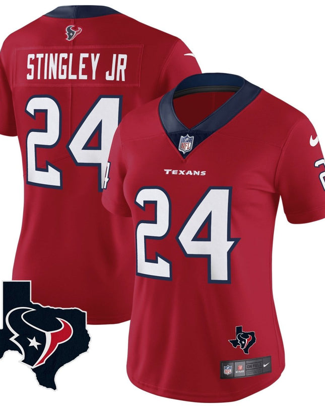Women's Houston Texans Vapor Limited Jersey - All Stitched HOUTEX_KDZ - KINDOZY