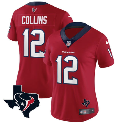 Women's Houston Texans Vapor Limited Jersey - All Stitched HOUTEX_KDZ - KINDOZY