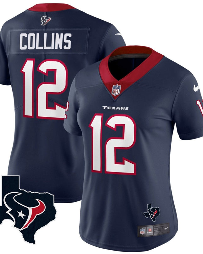 Women's Houston Texans Vapor Limited Jersey - All Stitched HOUTEX_KDZ - KINDOZY