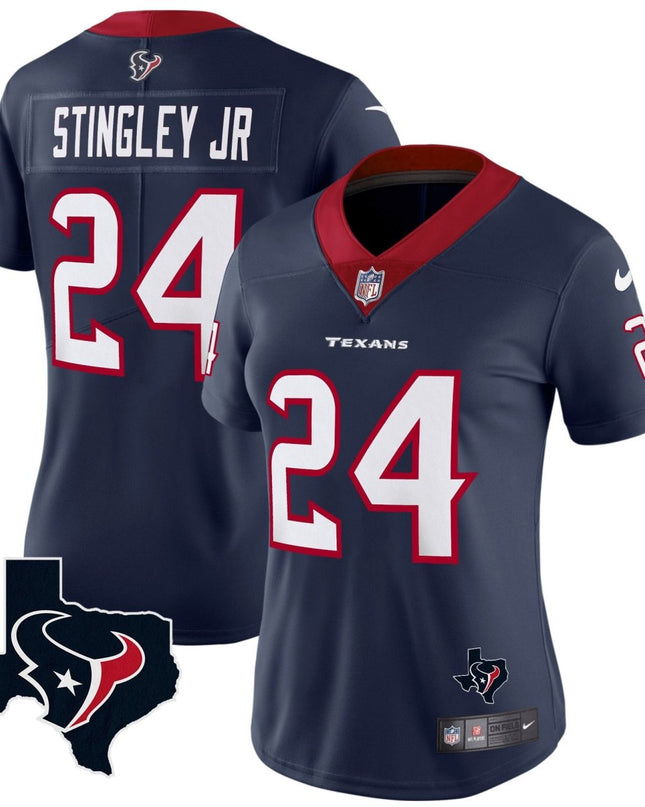 Women's Houston Texans Vapor Limited Jersey - All Stitched HOUTEX_KDZ - KINDOZY