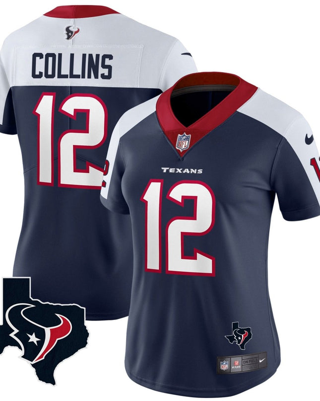Women's Houston Texans Vapor Limited Jersey - All Stitched HOUTEX_KDZ - KINDOZY