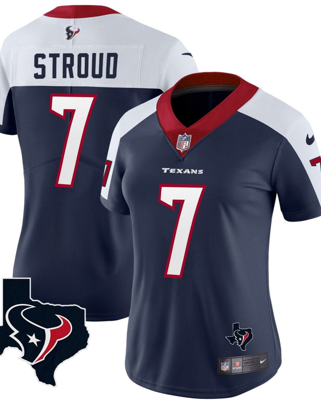 Women's Houston Texans Vapor Limited Jersey - All Stitched HOUTEX_KDZ - KINDOZY