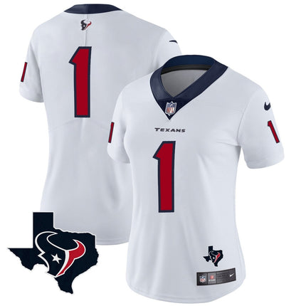 Women's Houston Texans Vapor Limited Jersey - All Stitched HOUTEX_KDZ - KINDOZY