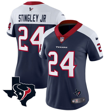 Women's Houston Texans Vapor Limited Jersey - All Stitched HOUTEX_KDZ - KINDOZY