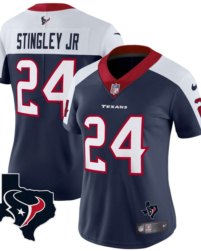 Women's Houston Texans Vapor Limited Jersey - All Stitched HOUTEX_KDZ - KINDOZY