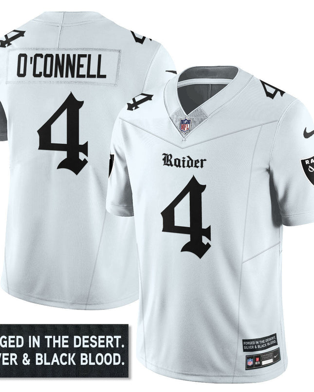 Women's Las Vegas Raiders 'Gothic Silver State Edition' Vapor Limited Jersey - All Stitched LVRAI_KDZ - KINDOZY