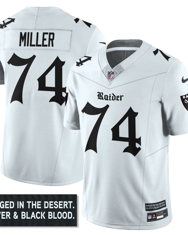 Women's Las Vegas Raiders 'Gothic Silver State Edition' Vapor Limited Jersey - All Stitched LVRAI_KDZ - KINDOZY