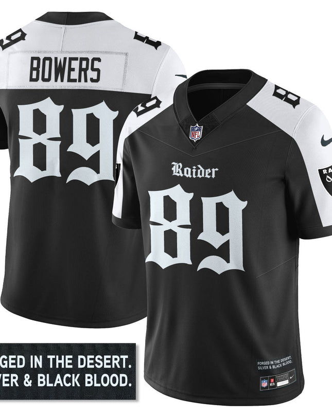 Women's Las Vegas Raiders 'Gothic Silver State Edition' Vapor Limited Jersey - All Stitched LVRAI_KDZ - KINDOZY