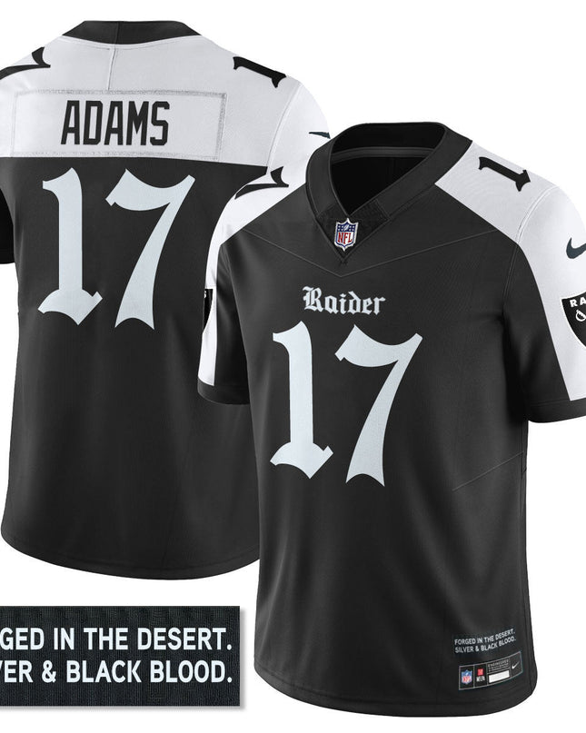 Women's Las Vegas Raiders 'Gothic Silver State Edition' Vapor Limited Jersey - All Stitched LVRAI_KDZ - KINDOZY