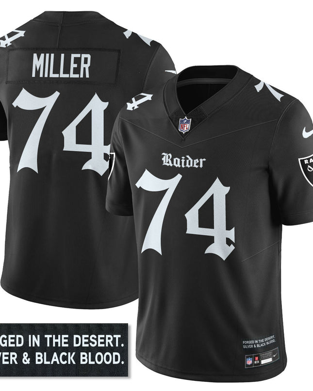 Women's Las Vegas Raiders 'Gothic Silver State Edition' Vapor Limited Jersey - All Stitched LVRAI_KDZ - KINDOZY