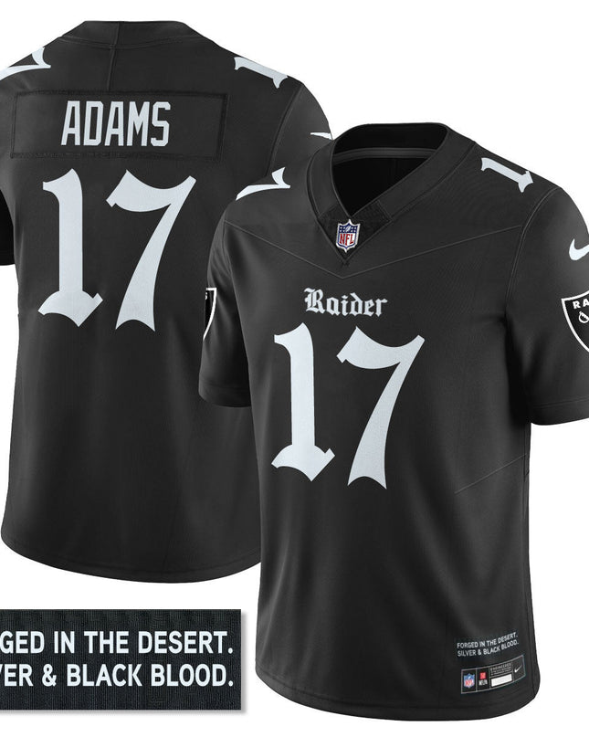 Women's Las Vegas Raiders 'Gothic Silver State Edition' Vapor Limited Jersey - All Stitched LVRAI_KDZ - KINDOZY