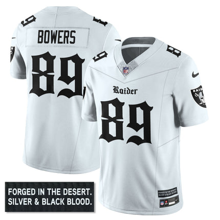 Women's Las Vegas Raiders 'Gothic Silver State Edition' Vapor Limited Jersey - All Stitched LVRAI_KDZ - KINDOZY