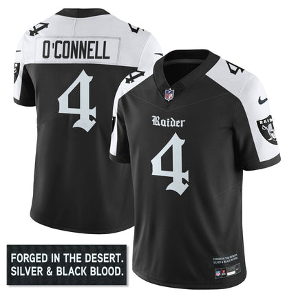 Women's Las Vegas Raiders 'Gothic Silver State Edition' Vapor Limited Jersey - All Stitched LVRAI_KDZ - KINDOZY