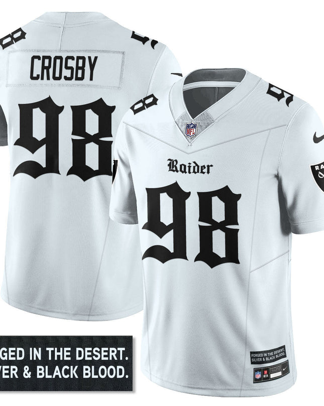 Women's Las Vegas Raiders 'Gothic Silver State Edition' Vapor Limited Jersey - All Stitched LVRAI_KDZ - KINDOZY