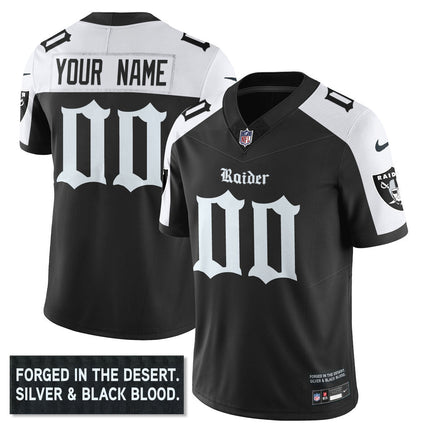 Women's Las Vegas Raiders 'Gothic Silver State Edition' Vapor Limited Jersey - All Stitched LVRAI_KDZ - KINDOZY