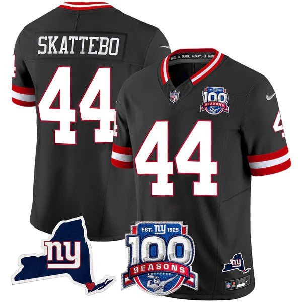 Women's New York Giants 100th Season & State Patch Vapor Limited Jersey - All Stitched NYG_KDZ - KINDOZY