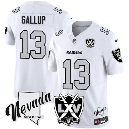 Women's Raiders 2024 Vapor Limited Jersey - 65th Anniversary - All Stitched LVRAI_KDZ - KINDOZY