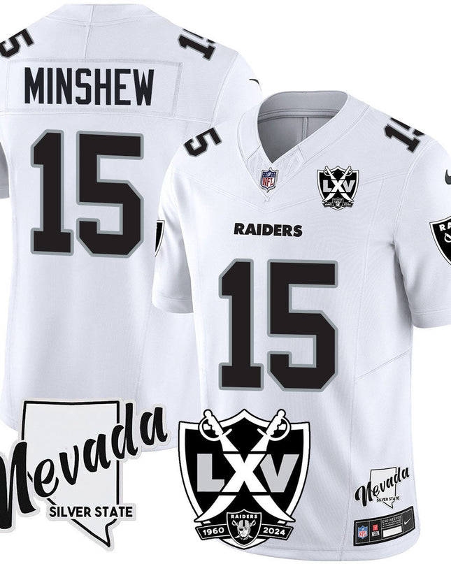 Women's Raiders 2024 Vapor Limited Jersey - 65th Anniversary - All Stitched LVRAI_KDZ - KINDOZY