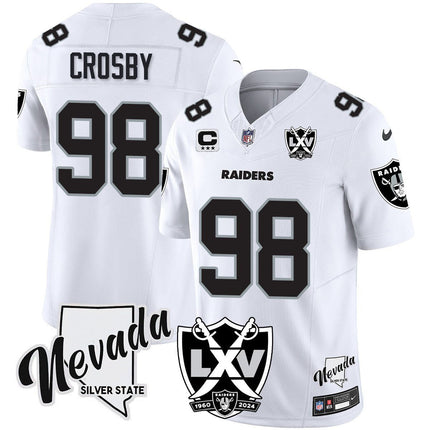 Women's Raiders 2024 Vapor Limited Jersey - 65th Anniversary - All Stitched LVRAI_KDZ - KINDOZY