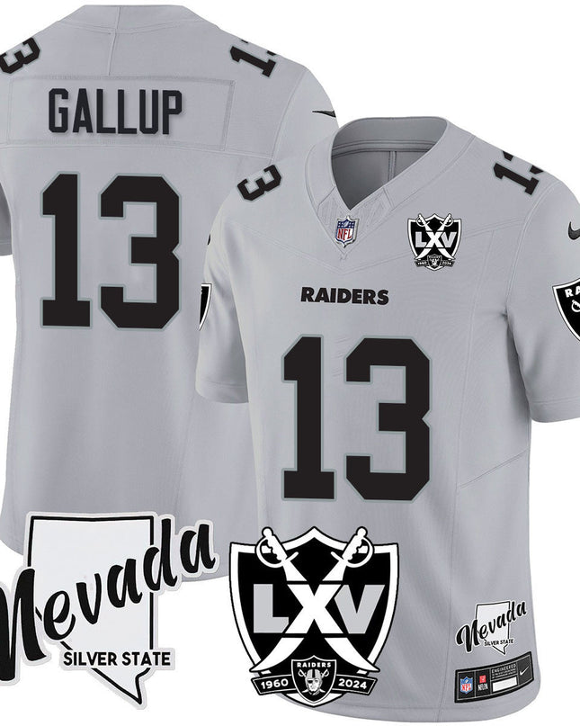 Women's Raiders 2024 Vapor Limited Jersey - 65th Anniversary - All Stitched LVRAI_KDZ - KINDOZY