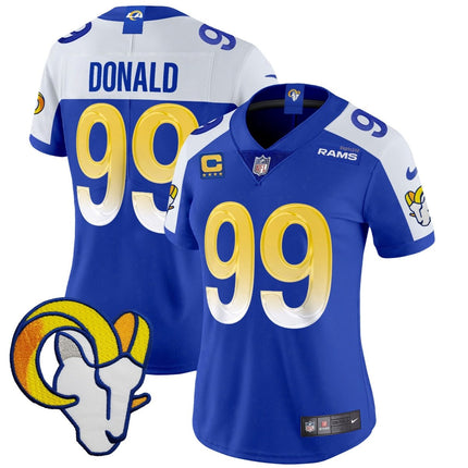 Women's Rams Vapor Limited Jersey V2 - All Stitched LAR_KDZ - KINDOZY