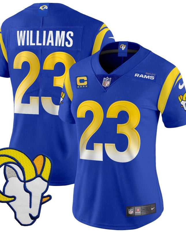 Women's Rams Vapor Limited Jersey V2 - All Stitched LAR_KDZ - KINDOZY