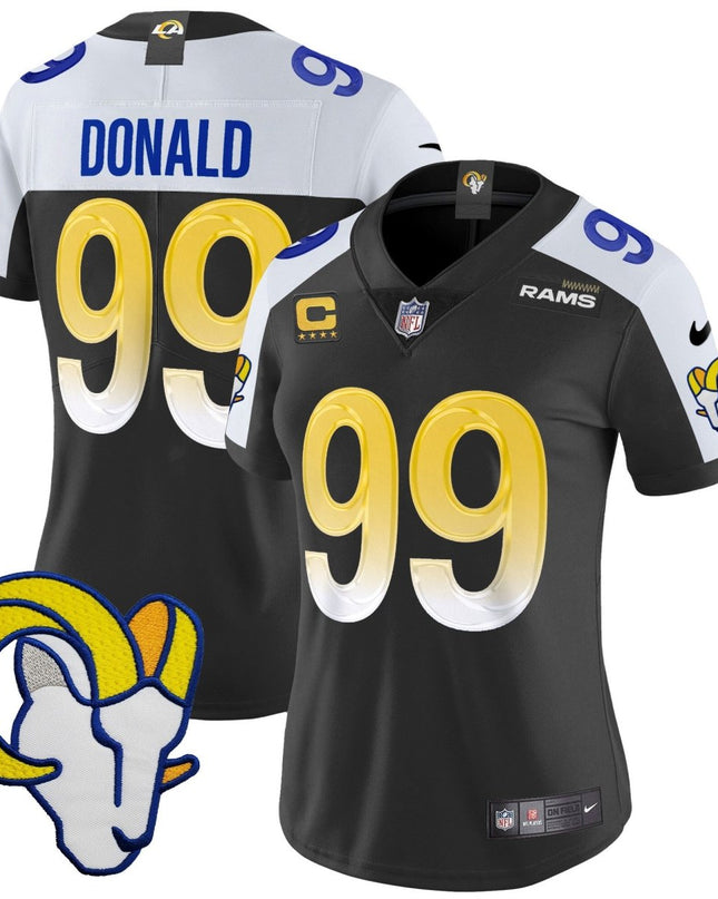 Women's Rams Vapor Limited Jersey V2 - All Stitched LAR_KDZ - KINDOZY