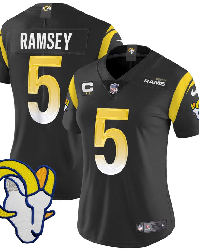 Women's Rams Vapor Limited Jersey V2 - All Stitched LAR_KDZ - KINDOZY