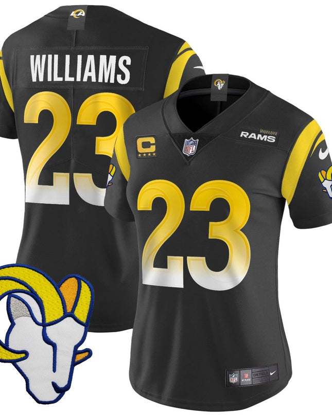 Women's Rams Vapor Limited Jersey V2 - All Stitched LAR_KDZ - KINDOZY