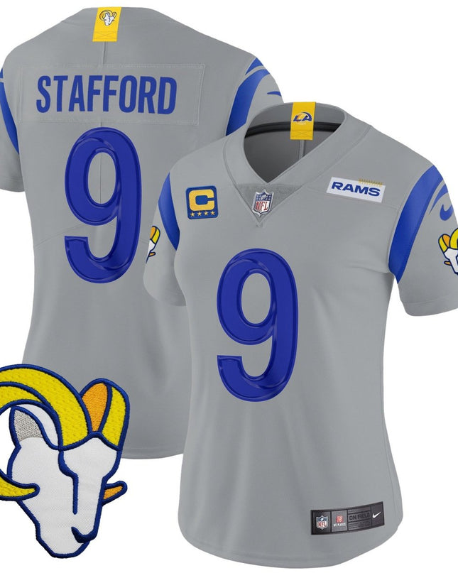 Women's Rams Vapor Limited Jersey V2 - All Stitched LAR_KDZ - KINDOZY