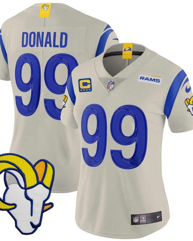 Women's Rams Vapor Limited Jersey V2 - All Stitched LAR_KDZ - KINDOZY