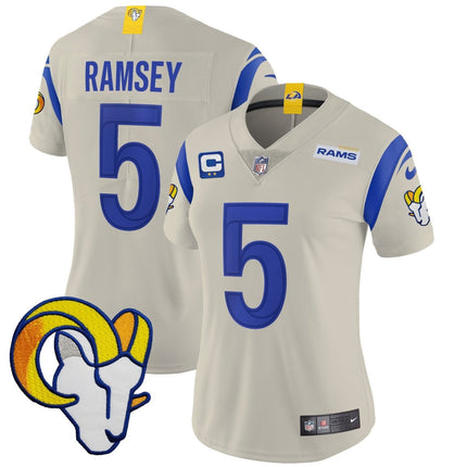 Women's Rams Vapor Limited Jersey V2 - All Stitched LAR_KDZ - KINDOZY
