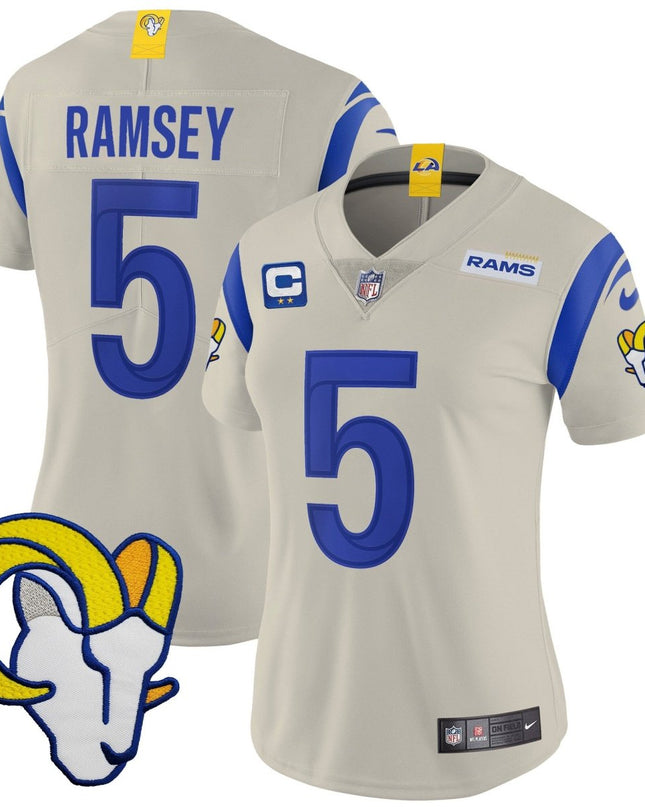 Women's Rams Vapor Limited Jersey V2 - All Stitched LAR_KDZ - KINDOZY